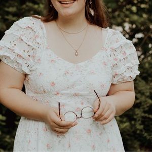 LoveShackFancy x Target Floral Puff Sleeve Maxi dress